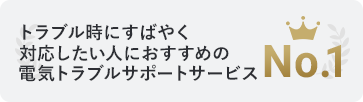 緊急時におすすめの住まいの緊急駆け付けサービス No.1