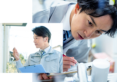 経験豊富なスタッフが対応