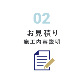 お見積り 施行内容説明